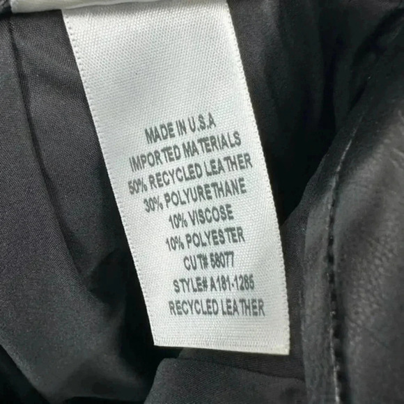 AGOLDE RECYCLED LEATHER PANTS SIZE 27 B1748 - Picture 7 of 10